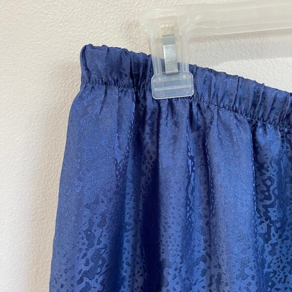 Natori Women's Blue Snake Print Drawstring Waist PJ Pants Size Large - Picture 4 of 10